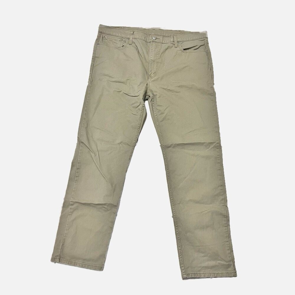 Levi’s 502 Tapered Fit Tan Denim Jeans Size 42 X 34(ACTUAL 42 X 32)